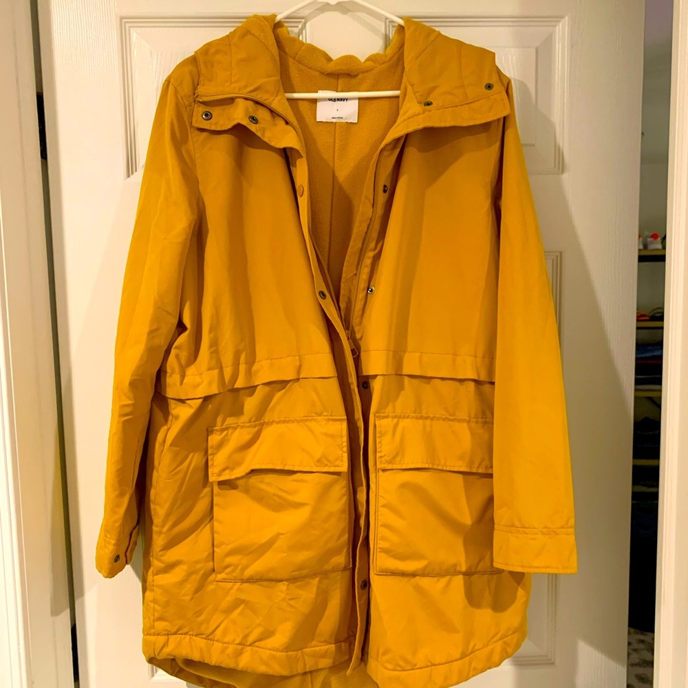 Old navy jacket yellow